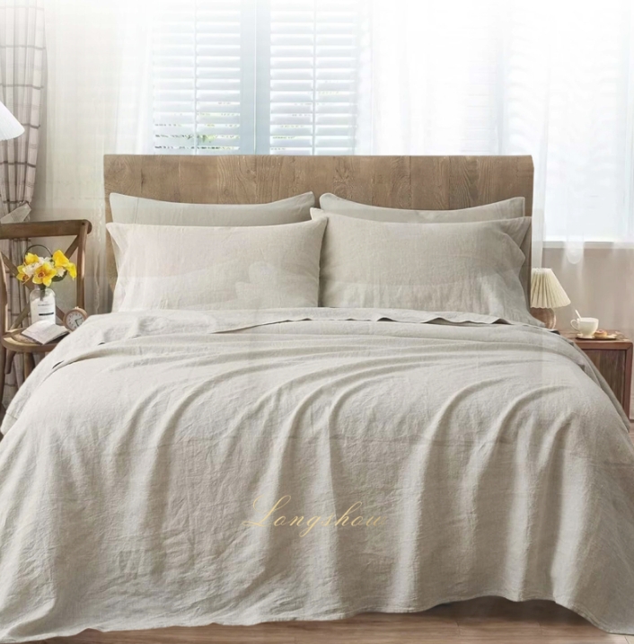 Washed Linen Sheets Cool Sleep