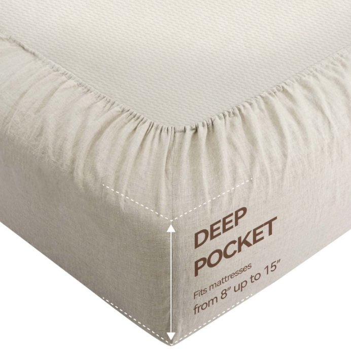 Washed Linen Sheets Cool Sleep