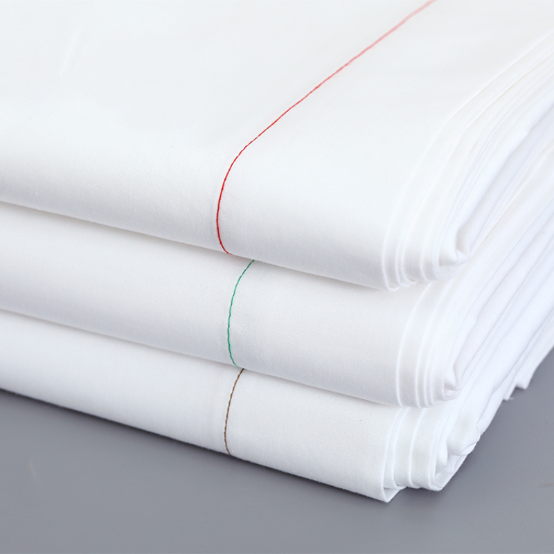 sheets of white satin